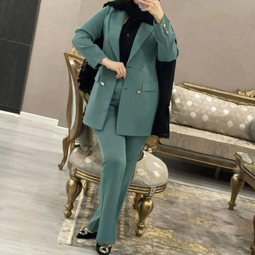 کت و شلوار یقه انگلیسی دنیز